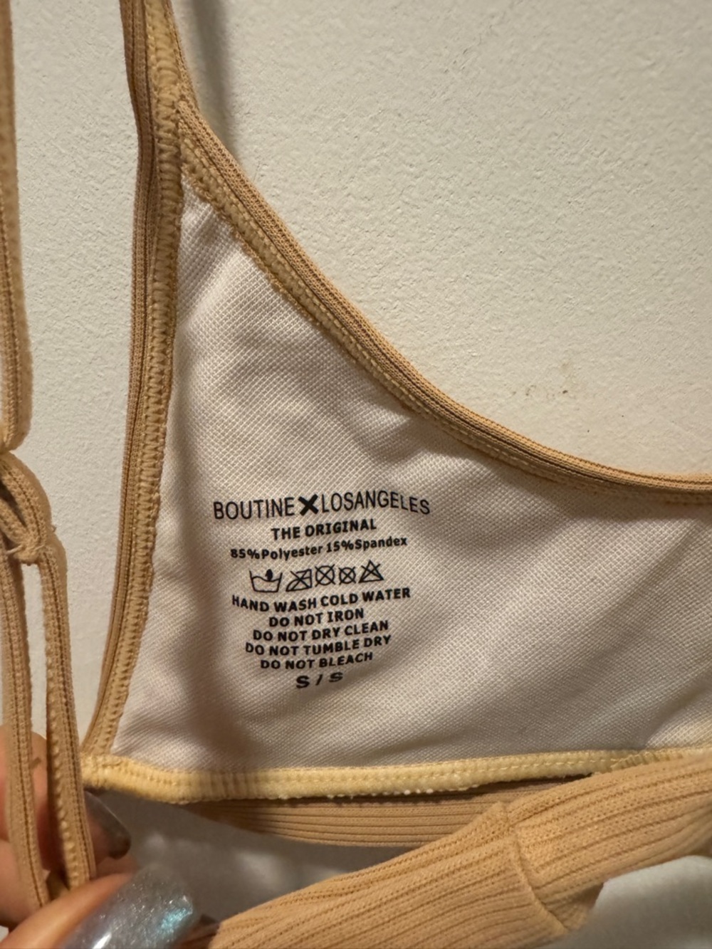 Boutine LA Ribbed Tan Bikini - Picture 7 of 8